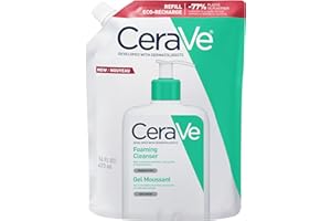 CeraVe - Gel Moussant - Nettoie et Elimine l'Excès de Sébum Sans Altérer la Barrière Cutanée - Acide Hyaluronique, Céramides et Niacinamide - Peau Normales à Grasses