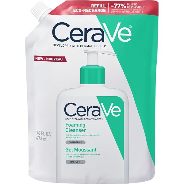 CeraVe Schäumendes Reinigungsgel Für Normale Bis Fettige Haut – Mit Ceramiden, Niacinamid & Hyaluronsäure