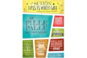 trendaffe - Kühlschrankmagnete 8er Set - Sprüche über Sich selbst - Ego Ich Spruch Leben