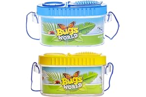 FALAFOTY Scatola Osservazione Insetti, Scatola per insetti per Bambini Giochi di Esplorazione, Giocattoli all'aperto dell'esploratore per Ragazzi e Ragazze Regalo, Giocattoli Educativi per Insetti