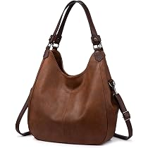 Sac à Main REALER En Cuir PU - Bandoulière Détachable, 2 Pièces Noir - Fourre-Tout Femme Élégant