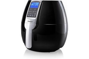 Princess 182020 Aerofryer XL - Aerofreidora, Panel de Control Digital Táctil, Fácil de Limpiar, 1500 W, 3.2 Litros