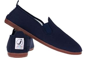 FunkyFashion Unisex Womens Mens Ladies Javer Flossy Espadrilles Plimsoll Flat Shoes Pumps