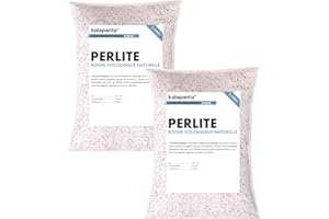 Kalapanta - Perlite volcanique Naturelle expansée pour Le Jardinage et Plantes d'intérieur (Emballage Double, 2 pièces)