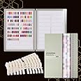 NMKL38 320 Poly Nail Gel Color Chart Display Book with 360 nail tips Nail Polish Gel Color Display Collection Nail Salon Tools