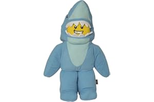 MANHATTAN TOY LEGO Minifigure Shark Suit Guy 35,56 cm Personaggio Peluche Mu