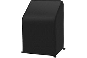 ‎INMUA INMUA Schutzhülle Gartenstühle, Stapelstühle Abdeckung Wasserdicht, Winddicht, UV-Beständige 420D Oxford Gewebe Abdeckung für Gartenstühle (65 x 65 x 80 x 120 cm)