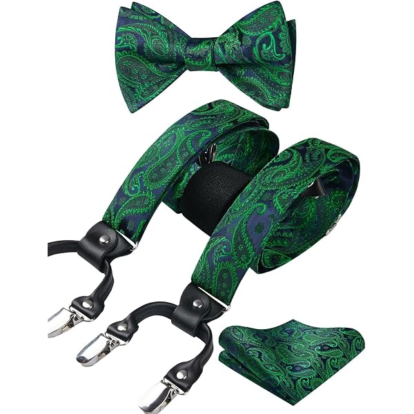 Set Bretelles Homme élégant Avec Noeud Papillon - Parfait Mariage Et Cérémonie