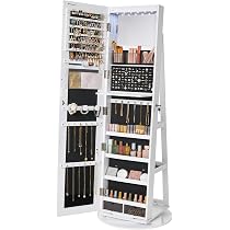Boîte à Bijoux Ronde Rotative à 360 Degrés, Mallette De Rangement Organisateur Anneaux A 4 Couches Support De Bracelets Avec Couvercle Miroir 98861655 Boîte à Bijoux Ronde Rotative à 360 Degrés, Mallette De Rangement Organisateur Anneaux A 4 Couches Support De Bracelets Avec Couvercle Miroir 98861655