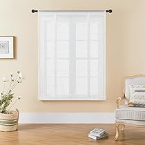 Tende A Pacchetto SIMPVALE In Tulle Con Rami Ricamati - Nero, 100x120 Cm - Per Casa, Balcone, Divisori - Foto 13