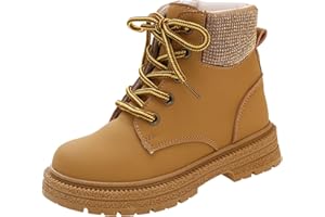 Kayferli Bottes d'hiver pour fille - En dentelle - En maille - Antidérapantes et respirantes - Pour fille