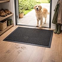 GULLAMBO Indoor Door Mat, Dirt Trapper Barrier Mat, Non-Slip