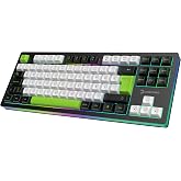 GamePower Nama RGB Mekanik Kablolu, 2.4Ghz, Bluetooth 3 Mod Gaming Klavye