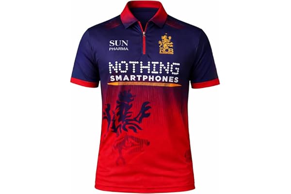 Sports Cricket New VIRAT 18 RCBB Cricket Jersey 2026 (Kids,Men&Boys)