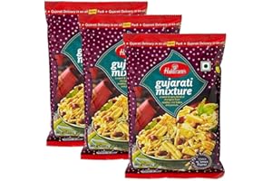 GENERIC Haldiram'S Sweet & Spicy snacks, Treat for Every Occasions, Crispy and Crunchy, Authentic Taste, Indian Savouries, Multiple Pack 200g (GUJARATI MIX, PACK OF 3)