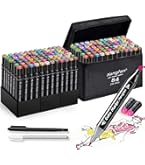 AnyMark 60 Colours Alcohol-Based Colouring Pens For Adults With Dual - View #5