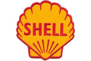 RG20 Shell Sew-On Patches Iron-On Patch Car Motorsport Racing Engine Oil v2