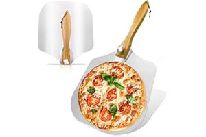 Wonwood_direct Pala della pizza, alluminio paletta per pizza taglia larga, pala per pizza con manico pieghevole per forno e barbecue per pizzas, pane, crostate fatta in casa (Type 1)