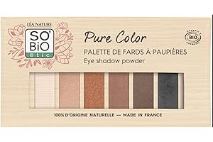 SO'BIO ÉTIC LEA NATURE SO ORGANICZNE ETIC | Czysty kolor cieni do powiek nr 1 | Ultra drobne odcienie tekstury | Pozwala osiągnąć cielisty lub karbonowy wygląd | Opalizujące i matowe odcienie | wegańskie |