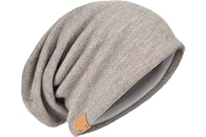 HISSHE Bonnet Homme Bonnet de Ski Homme Tricoter Slouch Calotte Ancien Hip-hop Hiver Chapeau B5001/B011s