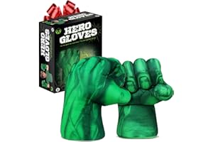 ORIGINAL CUP Guanti da Boxe giganti di Hulk | Supereroi | Giocattoli per Bambini | Pugno di Schiuma con Cinghie | Cosplay | Giochi | Halloween | Travestimento | Costume | OriginalCup®