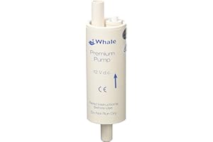 Whale Premium Inline Pump - White, Small