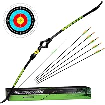 Set Arco E Frecce In Legno Per Bambini – 100 Cm, 10 Frecce, 2 Bersagli E Faretra, Sicuro Con Punte In Gomma, Per Principianti 6+