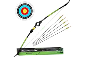 Bogenkönig - Set di Arco e Frecce per Bambini - Arco e Frecce da 15 kg, per bambini dai 6 ai 15 anni - Qualità Tedesca, Adatto per Destri e Mancini, Sicurezza Prima di Tutto