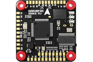 Radiolink F405 Flight Controller Open Source Betaflight FC, OSD Integrato, Trasmissione Analogica di Immagini FPV Plug and Play, Compatibile DSM/SBUS/TBS Crossfire/ELRS