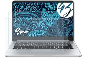 Bruni Schutzfolie kompatibel mit Huawei MateBook D 14 inch Folie, glasklare Displayschutzfolie (2X)