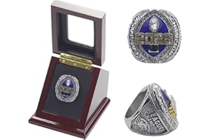 HYKJSHED 2023 Fantasy Football Ring Championship Ring FFL Champions Ring Souvenir Fan Geschenk Vatertag Sammlerstücke