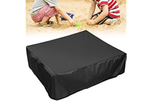 MINSHUXI Sandkasten Abdeckung 120x120cm Wasserdicht Sandkasten Abdeckplane mit Kordelzug Quadratischer Sandkastenplane Staubdichte SandkastenAbdeckung Plane für Kinder Sandkasten Spielzeug Pool Garten