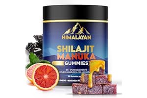 PLANTAPAX Shilajit Mumijo & Manuka Honey UMF 25 | Premium Fruit Gums | With Humic & Fulvic Acid, Rich in Minerals & Micronutrients