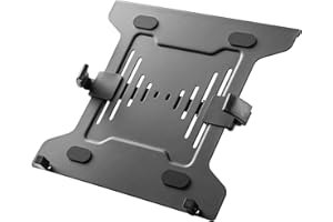 PUTORSEN® Vassoio per braccio da parete per portatile, Supporto per 10”-15,6” Computer Portatile/Tablet – Compatibile con VESA 75x75 100x100mm Tutti i Supporti Monitor