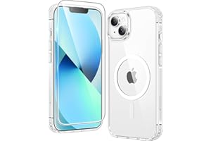 FNTCASE Coque pour iPhone 13 : iPhone 15 iPhone 14 iPhone 16e - Protection magnétique Militaire Contre Les Chutes - Coque de Protection Robuste et Durable résistante aux Chocs - 6,1"