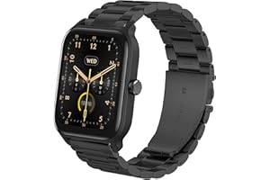 BLUESHAWEU Bleushaweu Armband Kompatibel mit Gydom IDW13 Smartwatch 1.8", Classic Edelstahl Uhrenarmband für TOOBUR IDW13 / Gydom IDW13 Smartwatch