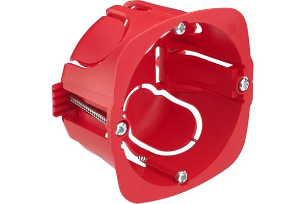 Boîte D'Encastrement Cloison Seche 1 Poste Ø6 - DEBFLEX 718011, Blanc