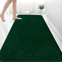 Tappetino Antiscivolo Per Vasca Da Bagno 32x61 Cm | Verde, Morbido E Sicuro Per Doccia