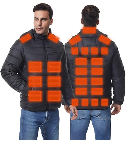 LJHH Gilet Chauffant Homme Femme USB - Veste Sans Manches Chauffante Léger Pour Hiver, Ski & Camping