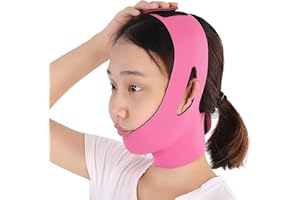 FAUITAY Face-Lift Masque puissant avec petit masque facial Lift Appareil de lifting pour le visage Outil de levage du double menton (B)