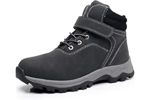 Ahannie Unisex Kinder Trekking & Wanderstiefel, Jungen Mid Outdoorschuhe, Sportschuhe für Jungen