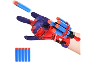 NIUMOWANG Launcher Handschuh, Held Launcher, spider-man handschuhe, kids spider handschuhe, spider handschuhe spinnennetz, Launcher Handschuhe für Spider, Cosplay Glove Launcher (A)