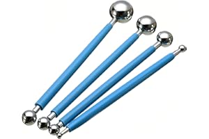 Tadpolez Juego De Herramientas para Esculpir Arcilla,Herramientas De Arcilla De Polímero,Herramientas De Arcilla Cerámica,Herramientas para Pelotas De Cerámica,Escultura,Manualidades (Azul)