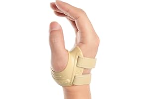 FORTEMOTUS Órtesis Rizartrosis Pulgar Derecho, Férula Ortopédica CMC, Estabiliza la Base del Pulgar y Alivia el Dolor en Artrosis y Artritis en Silla de Montar (Color Piel, M, 18-23 cm)