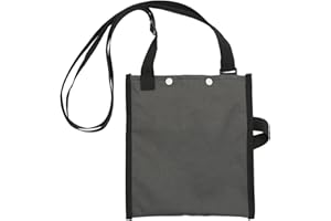 Healeved Adjustable Grey Urines Bag Holder for Cathetere Patients with Leg and Shoulders Straps, Convenient Drainages Pocket for Elderly and Stomas Care