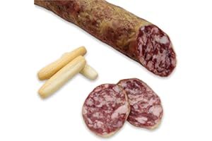 Corsevilla - saucisson ibérique de gland - Gourmet - Ibérique - Ibérique de Bellota - Saucisse Ibierco - Sans Gluten - Sans Lactose - (500 grammes environ)
