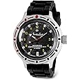 VOSTOK | Classic Amphibian Automatic Self-Winding Russian Diver Wrist Watch | WR 200 m | Amphibia 420270 | Fashion | Business | Casual Men's Watches