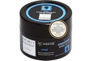 HC Prestige Wake Me Up – Masque Cheveux Hydratant 250ml – Kératine, Beurre de Karité & Acide Hyaluronique – Cheveux Secs, Abîmés ou Bouclés – Vegan, 96% Naturel, Made in France