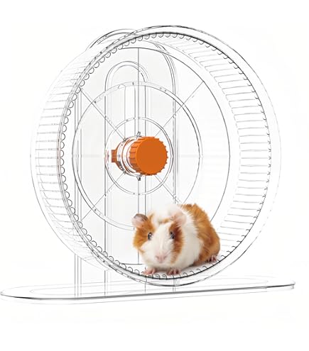 Hamster Hideout 9In Adjustable Chinchilla Wheel, Silent Spinner