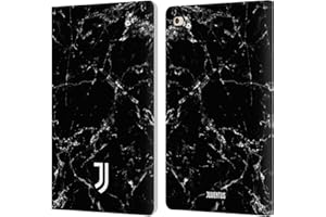 Head Case Designs sous Licence Officielle Juventus Football Club 2 Noirs Marbre Coque en Cuir à Portefeuille Compatible avec Apple iPad Mini 4